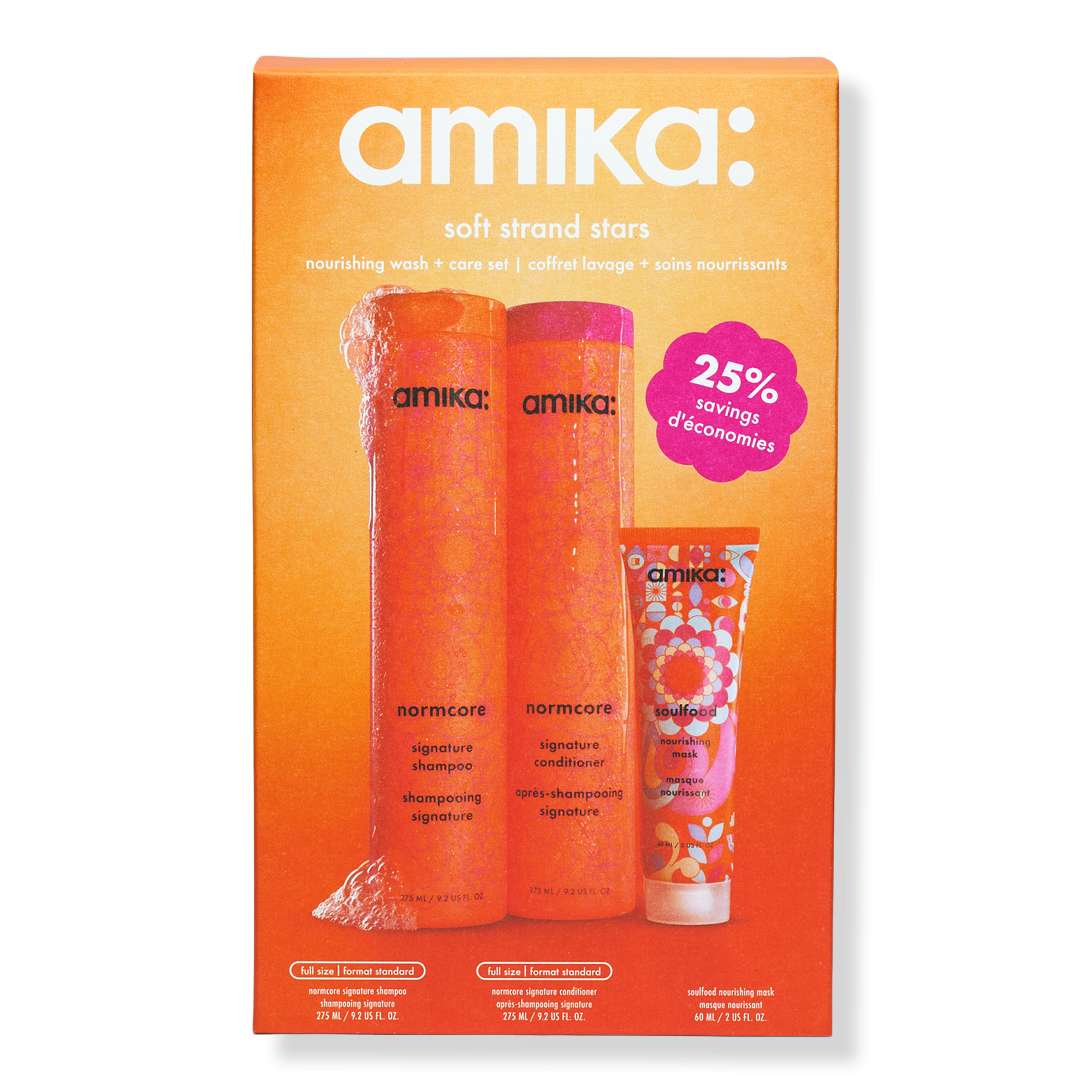 amika Soft Strand Stars Nourishing Wash + Care Set #1