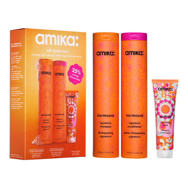 amika Soft Strand Stars Nourishing Wash + Care Set #2