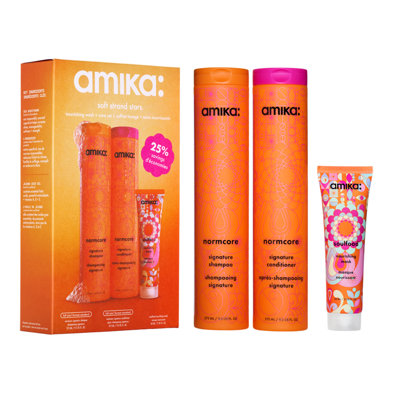 amika - Soft Strand Stars Nourishing Wash + Care Set | Ulta Beauty