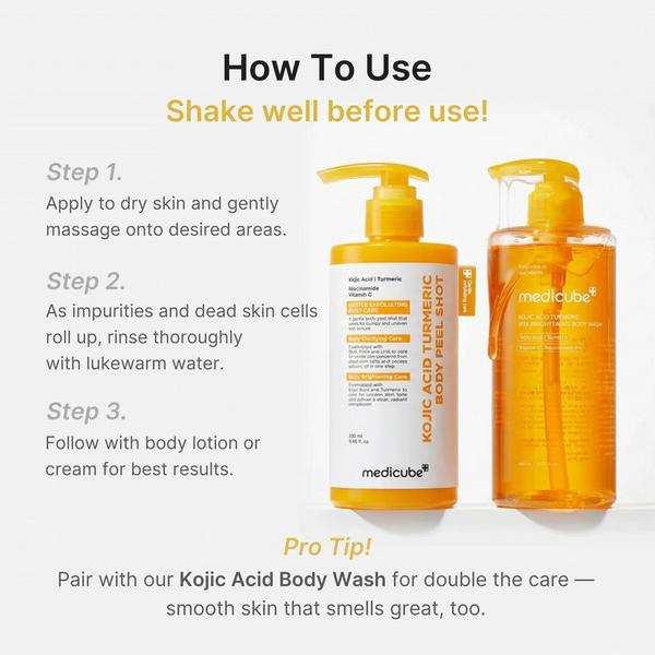 medicube Kojic Acid Turmeric Body Peel Shot #6