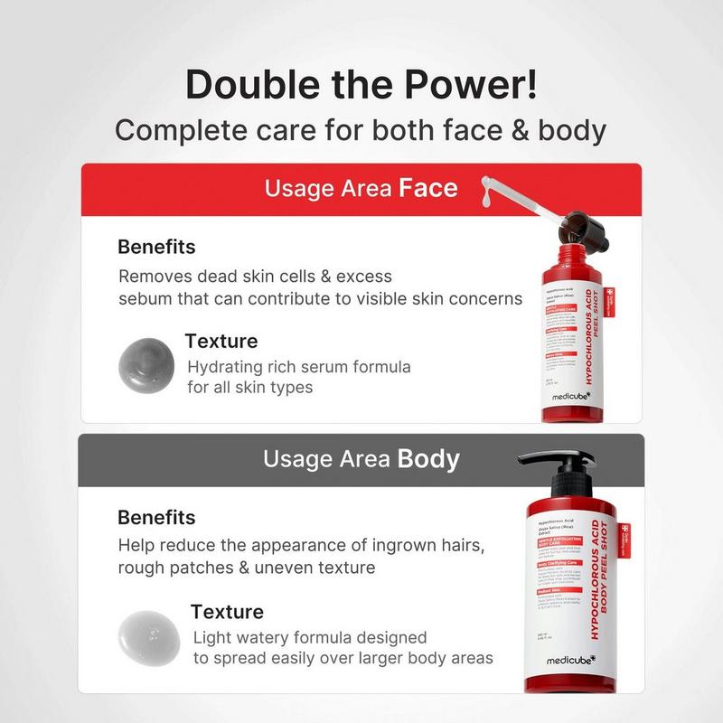 medicube - Hypochlorous Acid Body Peel Shot | Ulta Beauty