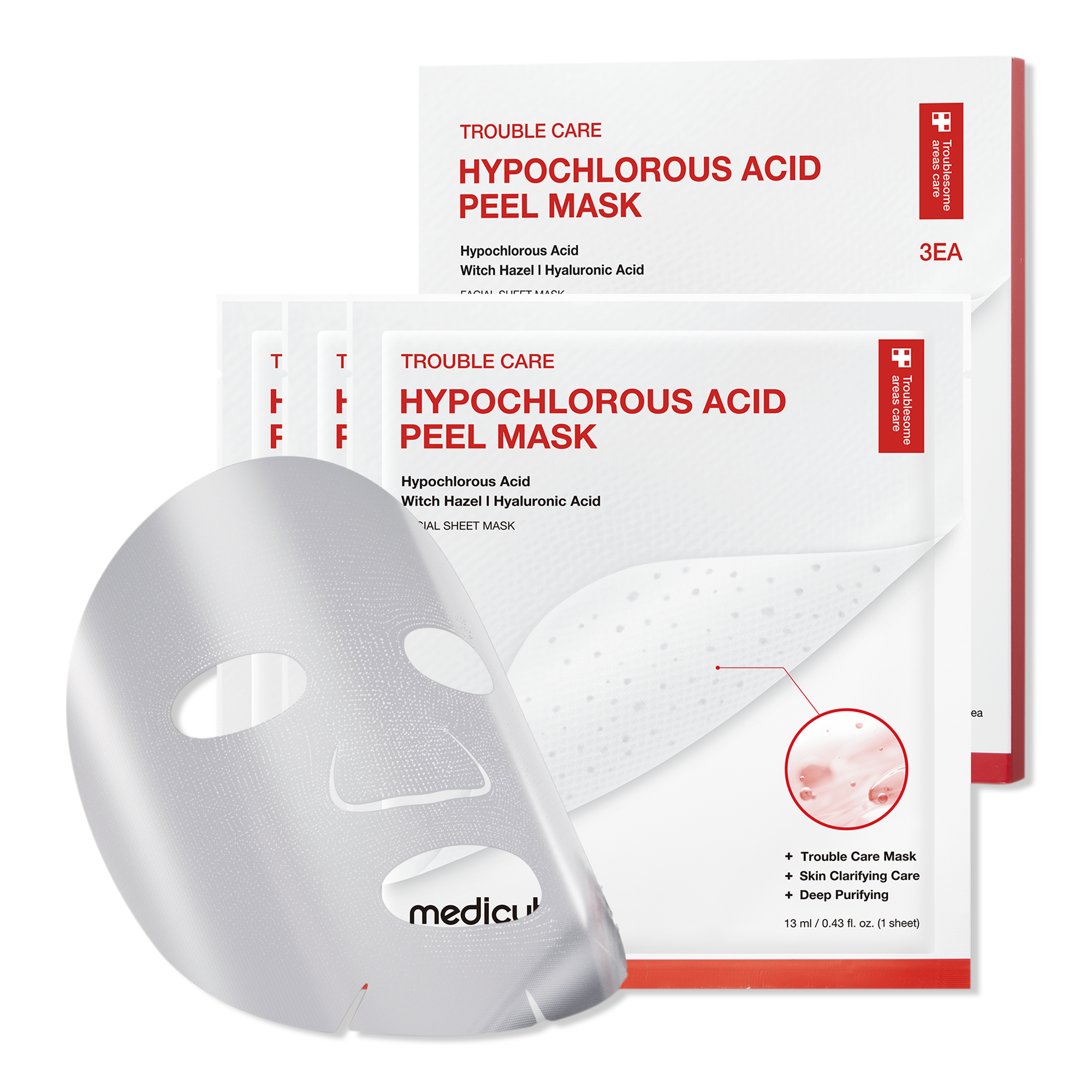medicube Hypochlorous Acid Peel Mask #1