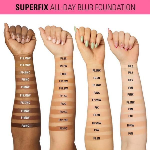 Revolution Beauty Superfix Blur Longwear Foundation #5