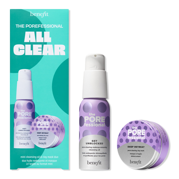Benefit Cosmetics The POREfessional All Clear Mini Pore-Clearing Cleansing Oil & Clay Mask Duo #1