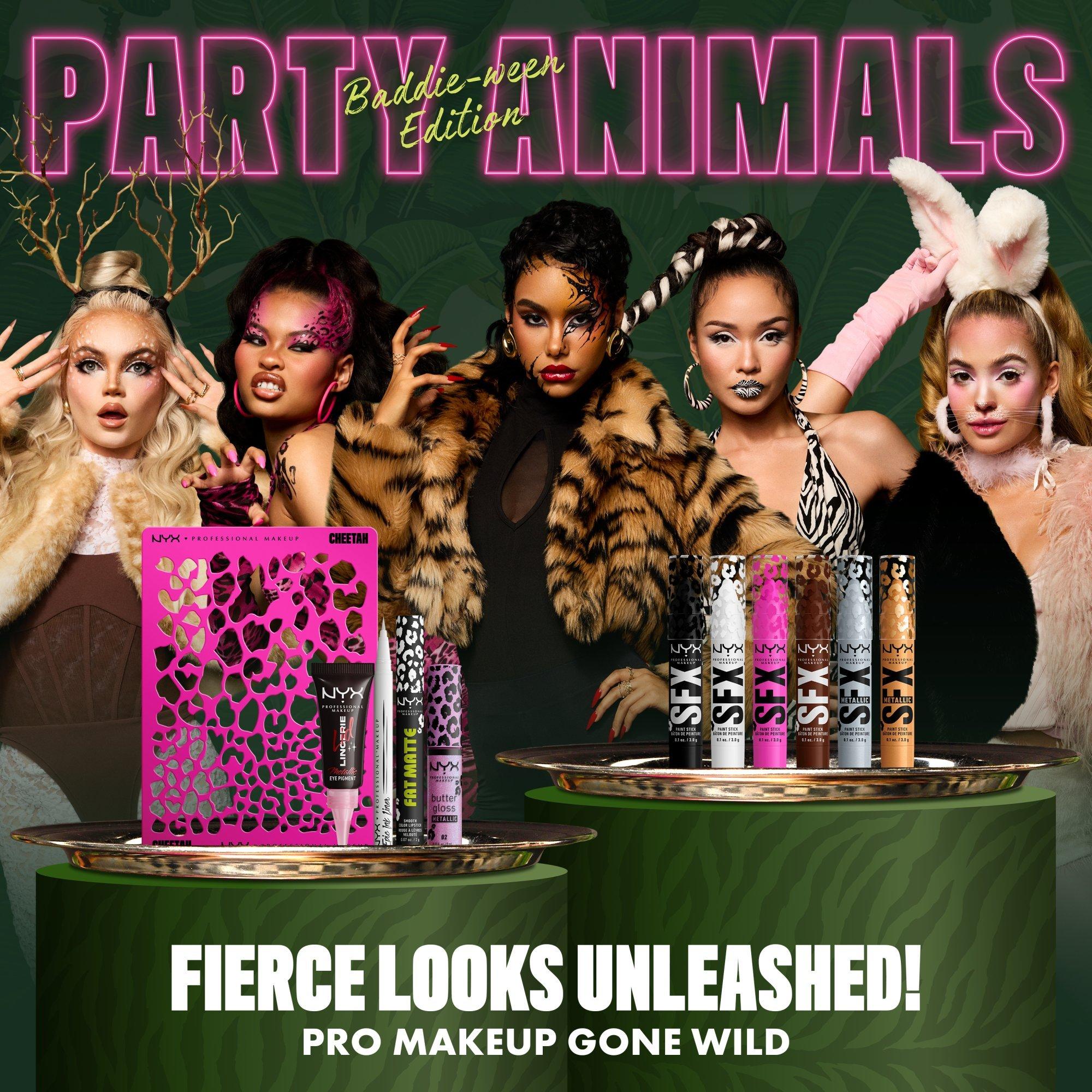 Кремовые пигменты для век NYX Professional Makeup Party Animals Lid Lingerie, цвет: Pumpkin Vice — фото 7