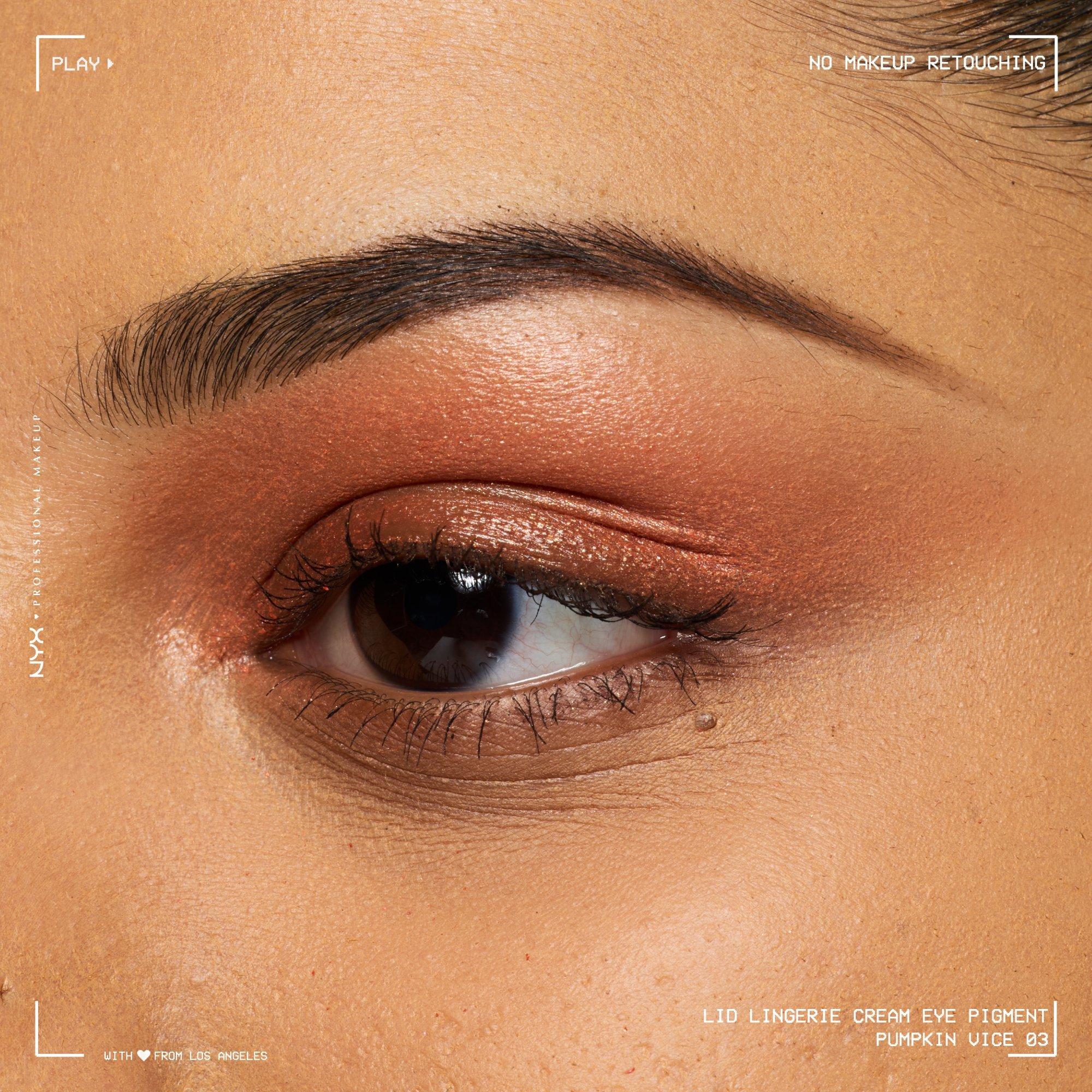 Кремовые пигменты для век NYX Professional Makeup Party Animals Lid Lingerie, цвет: Pumpkin Vice — фото 3
