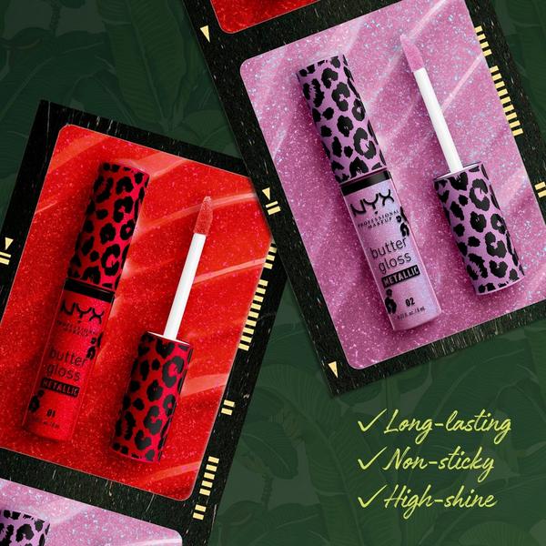 NYX Professional Makeup Party Animals Butter Gloss Metallic #6