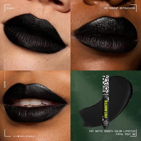 NYX Professional Makeup Party Animals Fat Matte Smooth Color Lipstick #3
