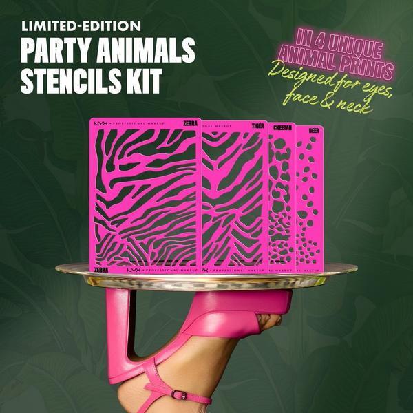 NYX Professional Makeup Party Animals Animal Print Stencil Kit #2