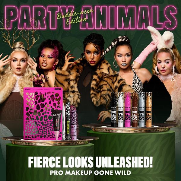 NYX Professional Makeup Party Animals Animal Print Stencil Kit #4