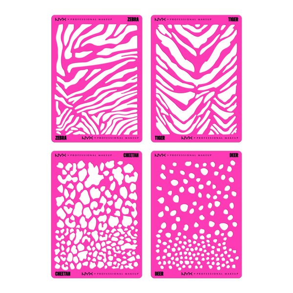 NYX Professional Makeup Party Animals Animal Print Stencil Kit #6