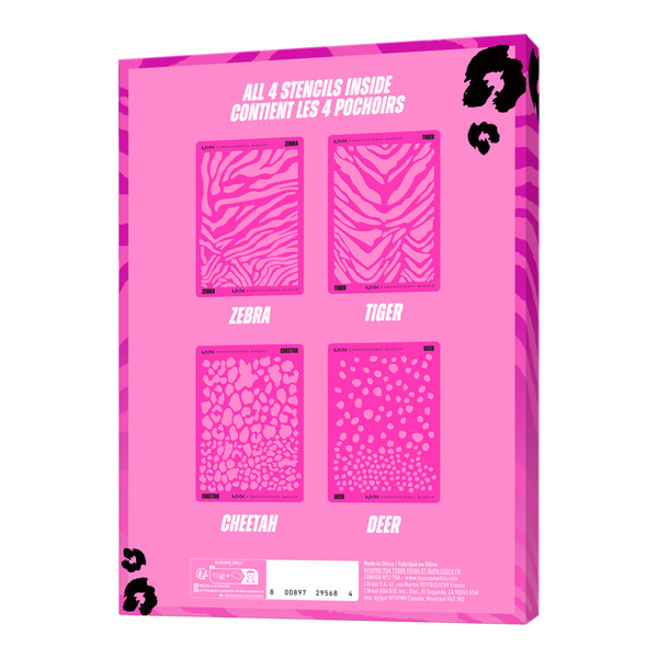 NYX Professional Makeup Party Animals Animal Print Stencil Kit #7