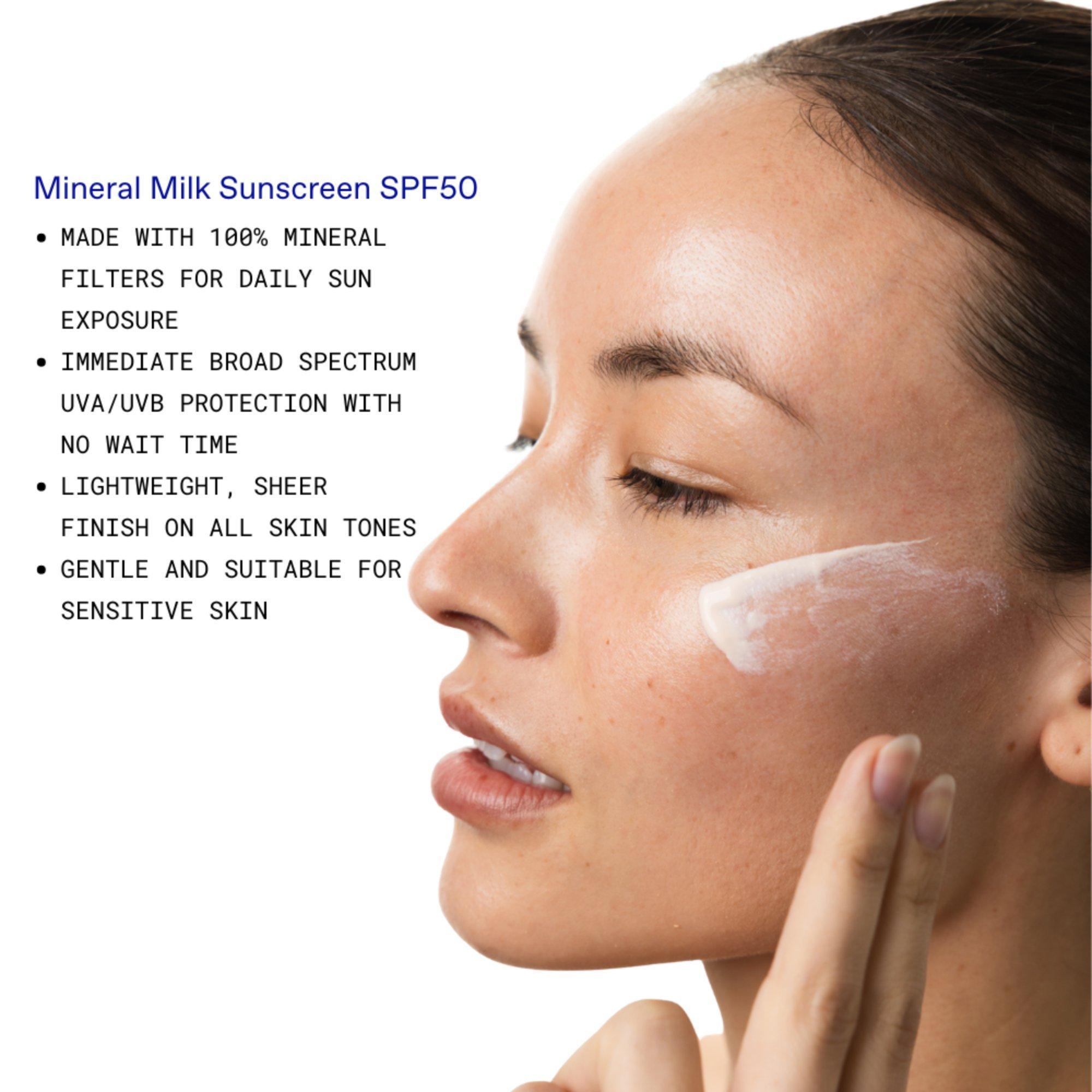 Минеральный солнцезащитный флюид-молочко SPF 50 Korres — фото 3