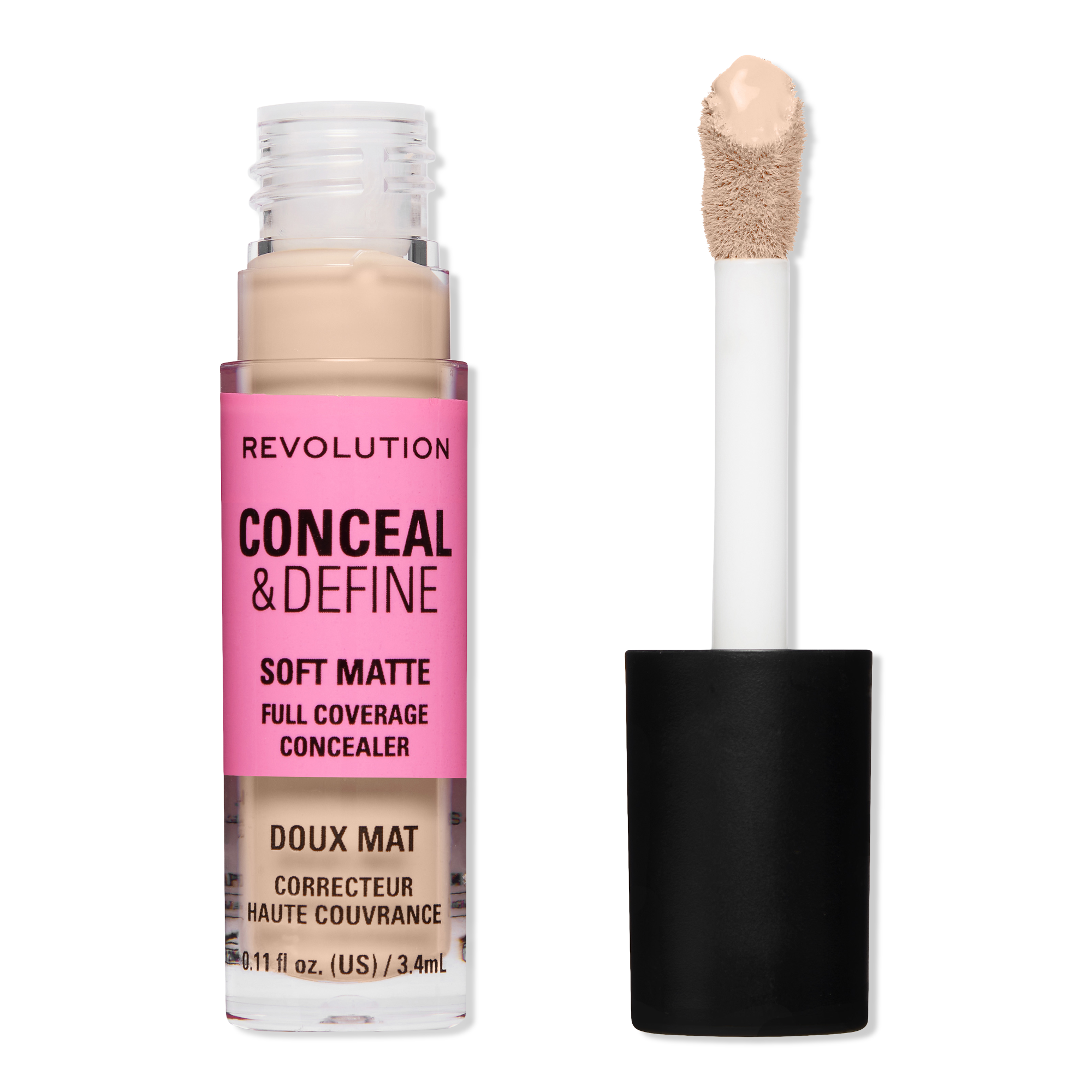 Revolution Beauty Conceal & Define Soft Matte Full Coverage Concealer #1
