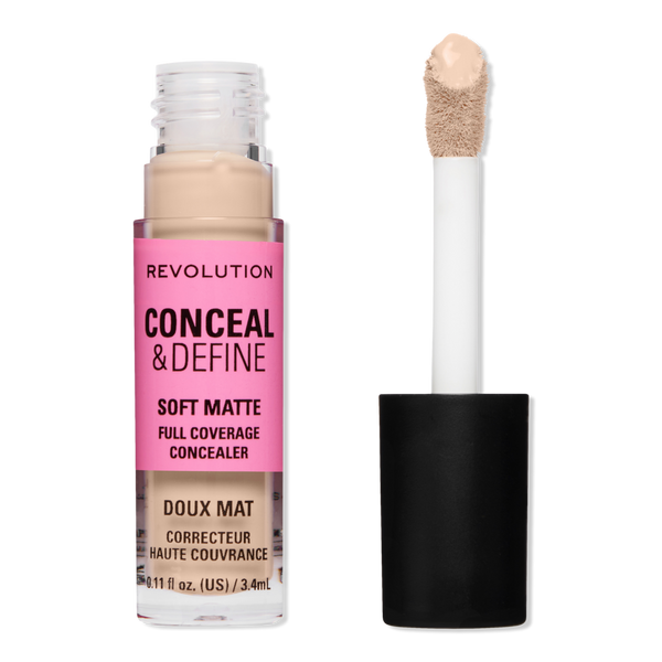 Revolution Beauty Conceal & Define Soft Matte Full Coverage Concealer #1