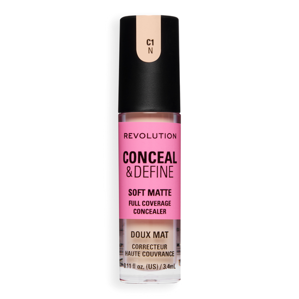Revolution Beauty Conceal & Define Soft Matte Full Coverage Concealer #3