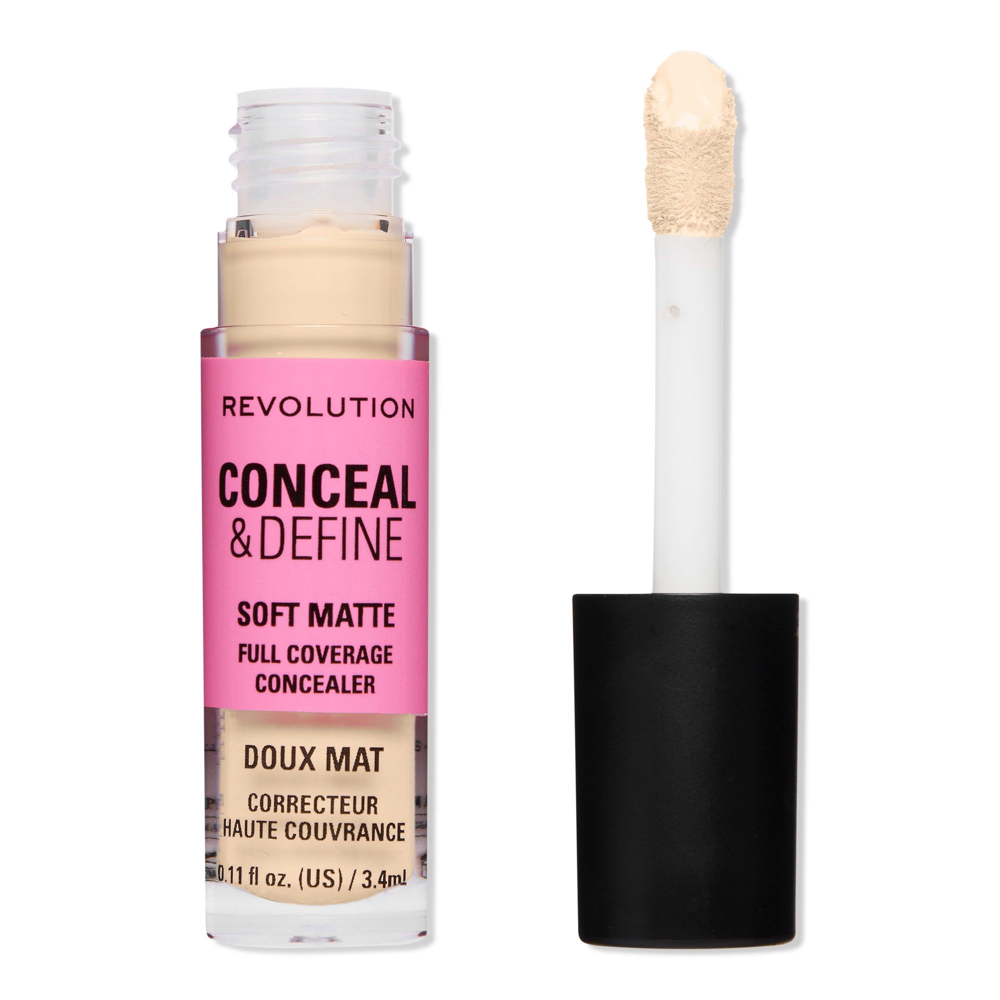 Revolution Beauty Conceal & Define Soft Matte Full Coverage Concealer #1