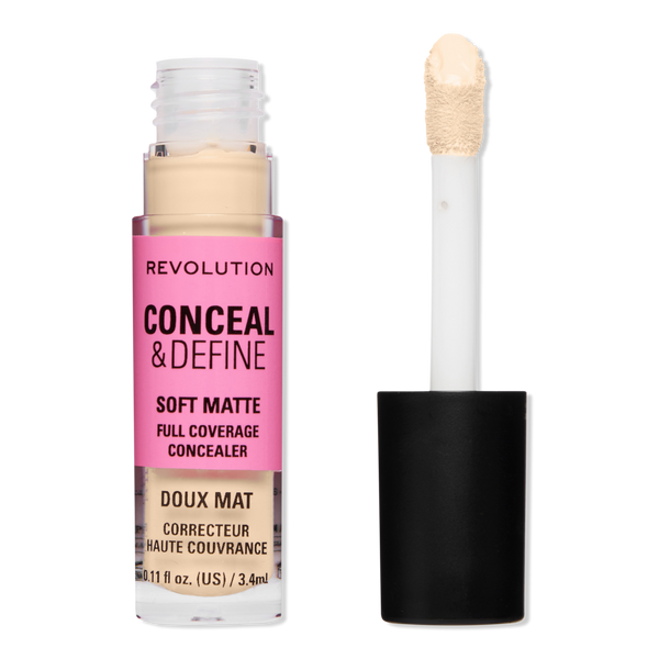 Revolution Beauty Conceal & Define Soft Matte Full Coverage Concealer #1