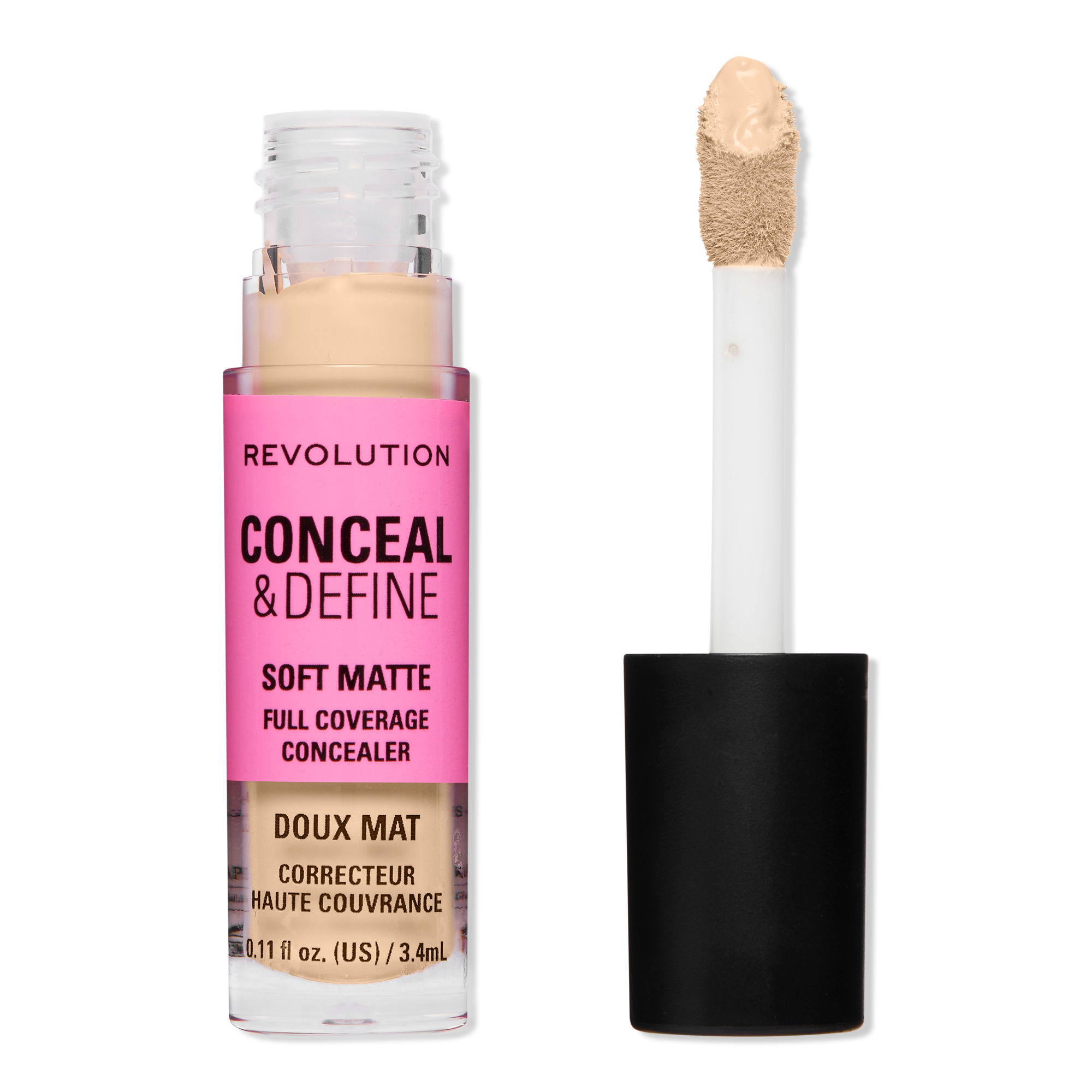 Revolution Beauty Conceal & Define Soft Matte Full Coverage Concealer #1