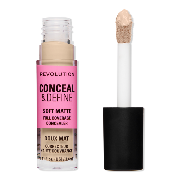 Revolution Beauty Conceal & Define Soft Matte Full Coverage Concealer #1