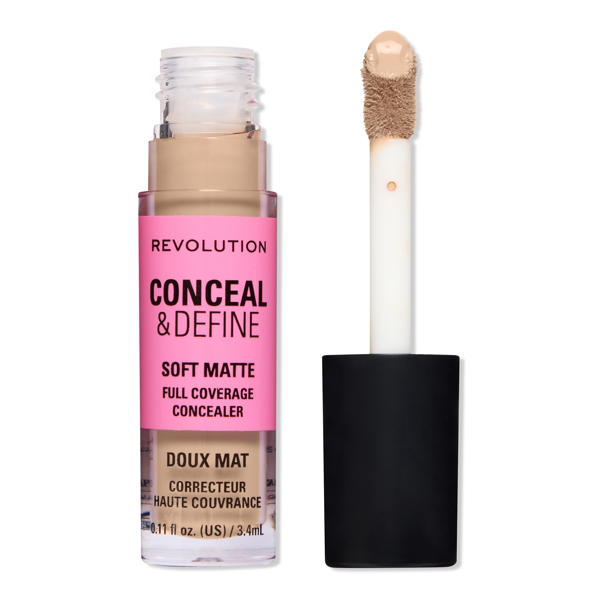 Revolution Beauty Conceal & Define Soft Matte Full Coverage Concealer #1