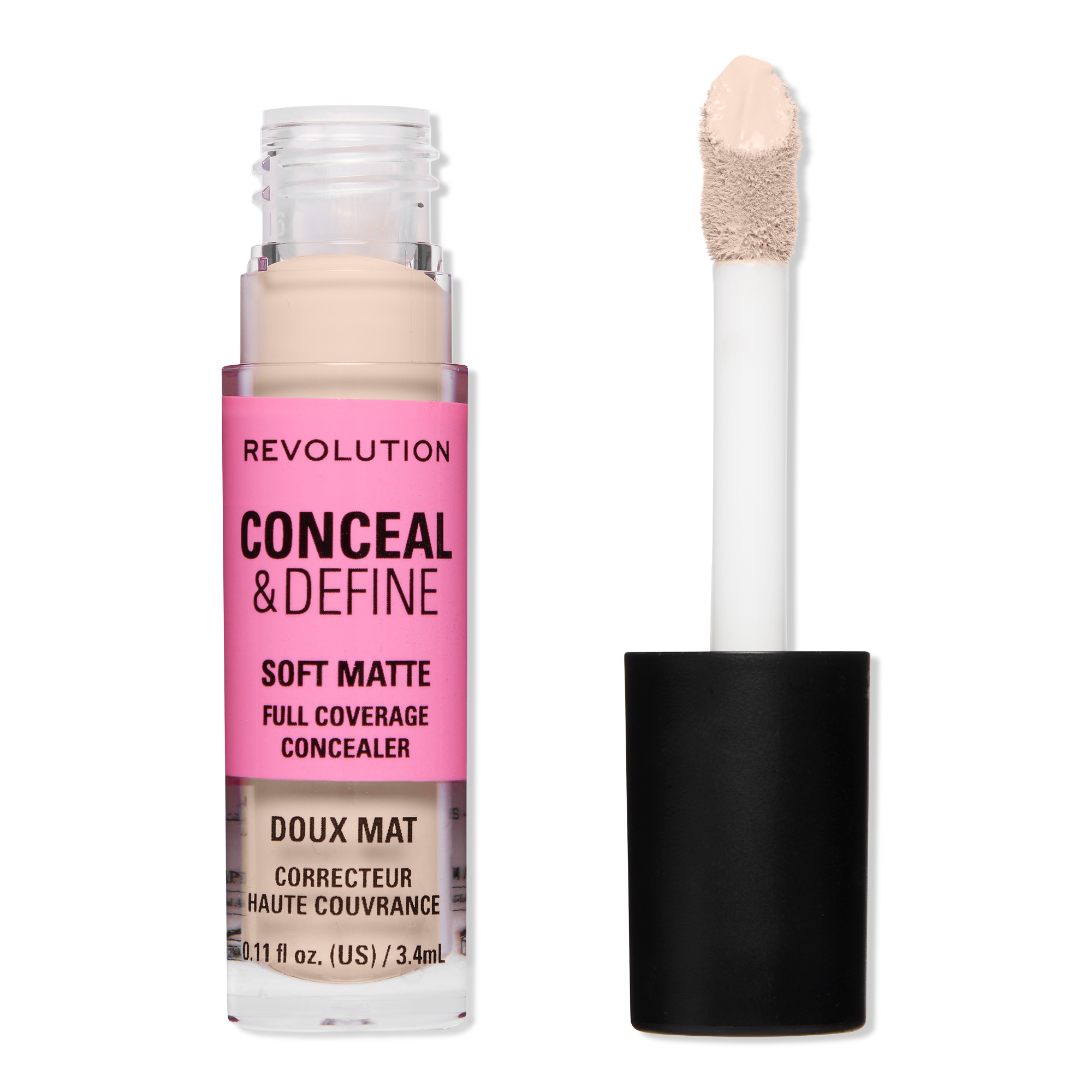 Revolution Beauty Conceal & Define Soft Matte Full Coverage Concealer #1