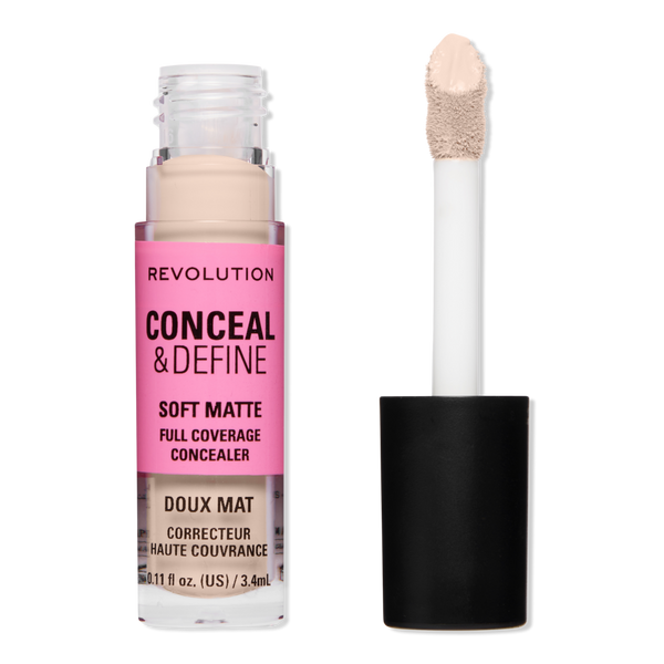 Revolution Beauty Conceal & Define Soft Matte Full Coverage Concealer #1