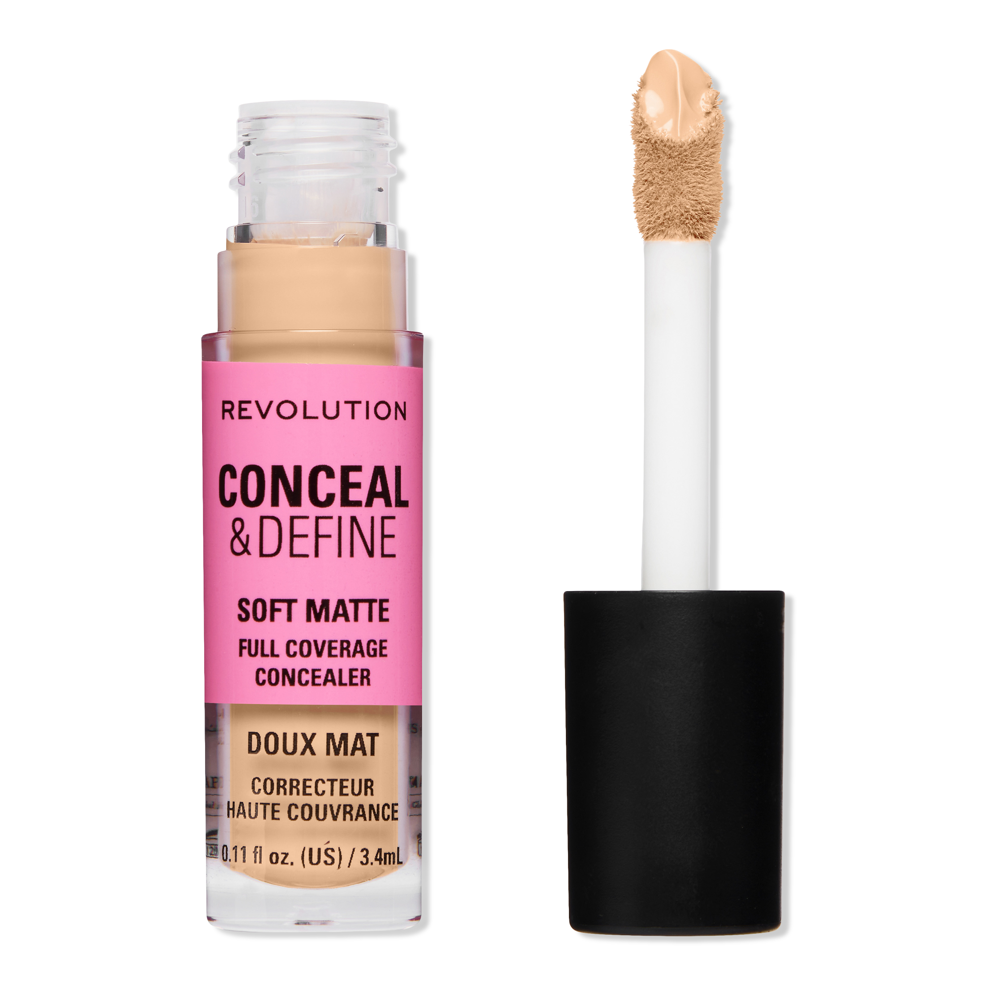 Revolution Beauty Conceal & Define Soft Matte Full Coverage Concealer #1