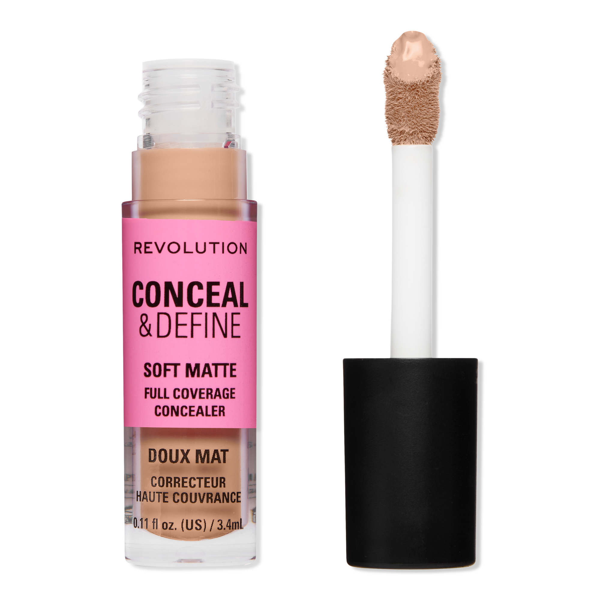 Revolution Beauty Conceal & Define Soft Matte Full Coverage Concealer #1