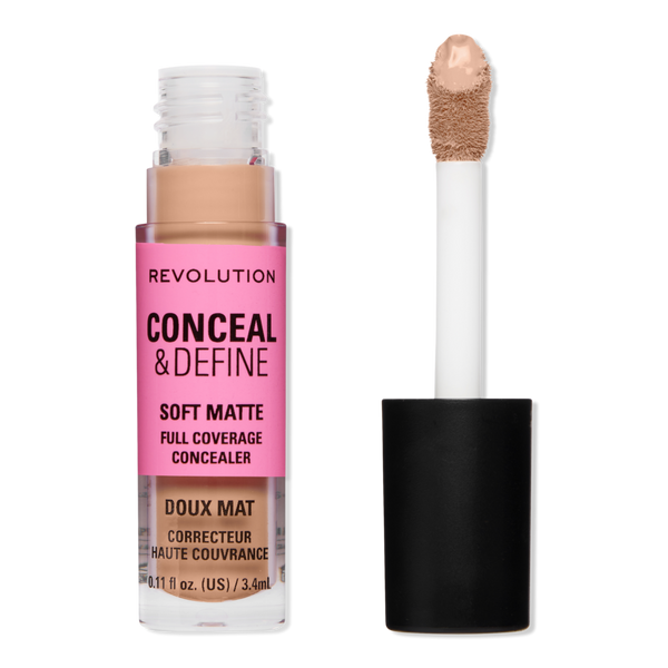 Revolution Beauty Conceal & Define Soft Matte Full Coverage Concealer #1