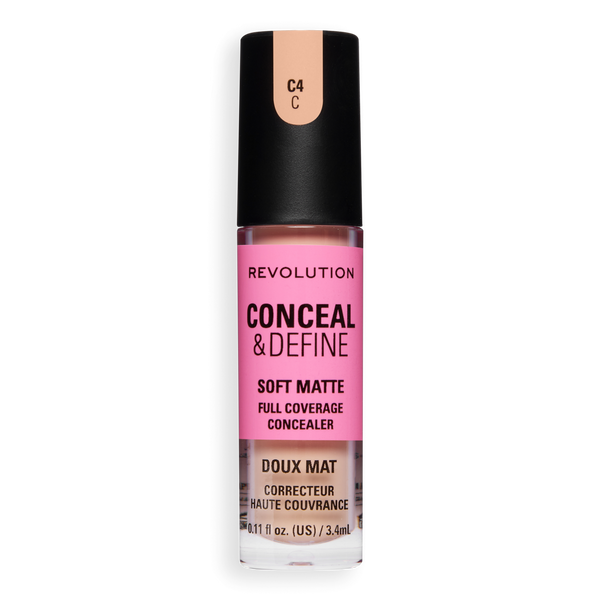 Revolution Beauty Conceal & Define Soft Matte Full Coverage Concealer #3