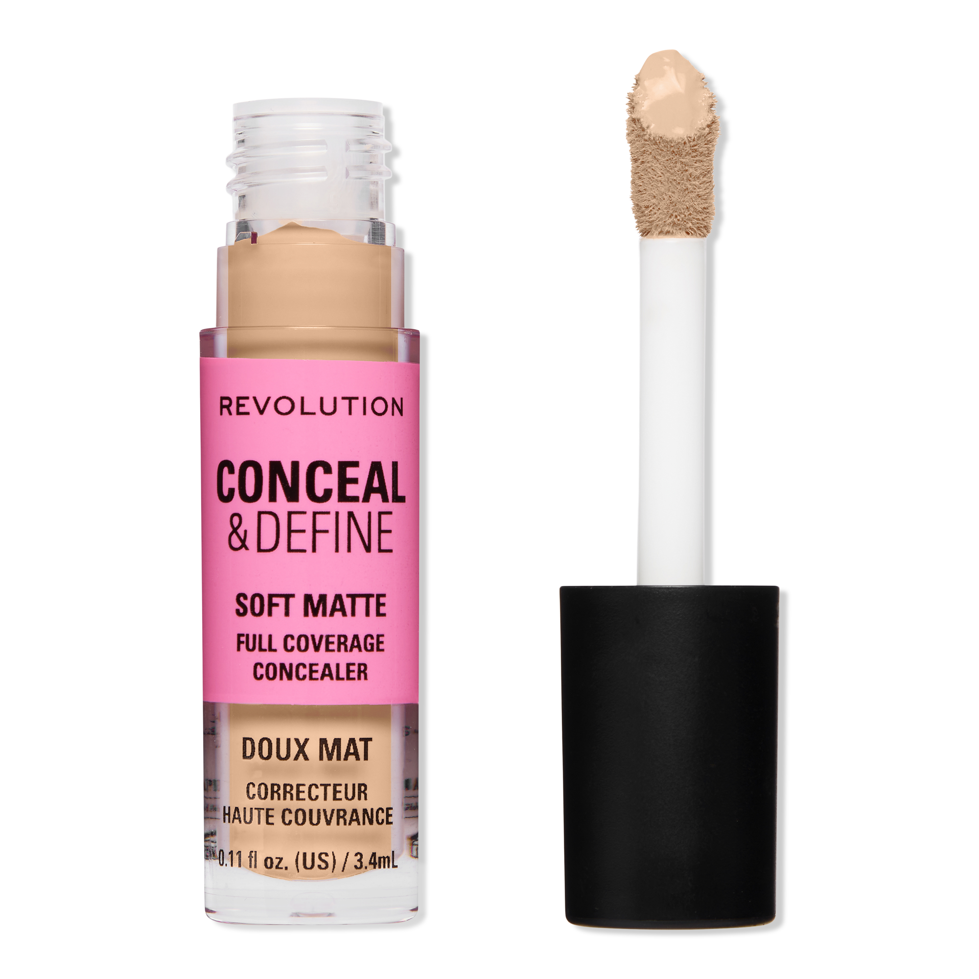Revolution Beauty Conceal & Define Soft Matte Full Coverage Concealer #1