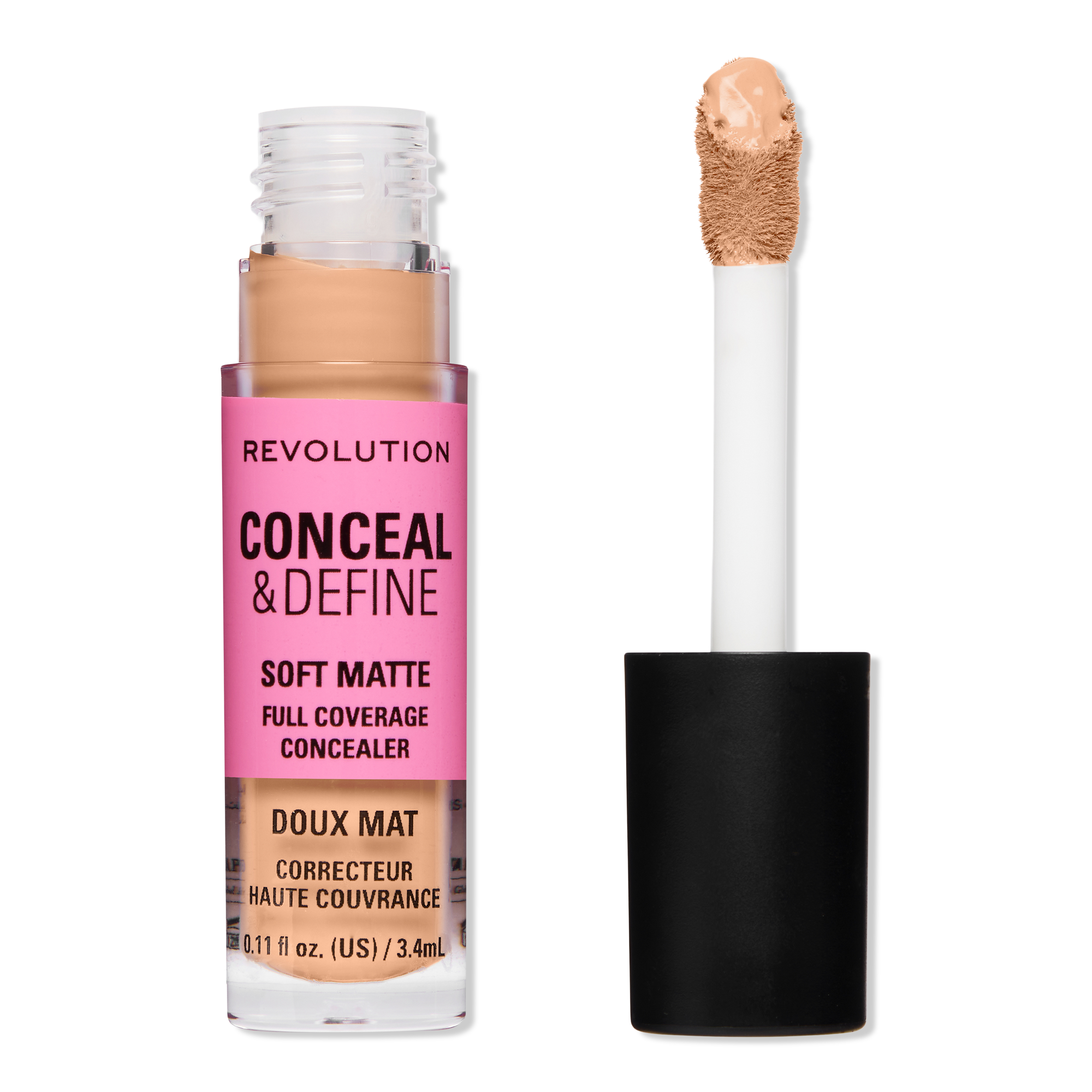 Revolution Beauty Conceal & Define Soft Matte Full Coverage Concealer #1