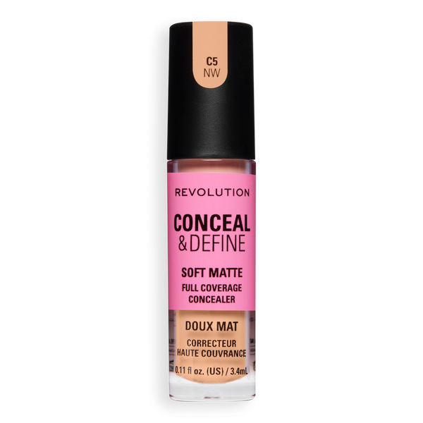 Revolution Beauty Conceal & Define Soft Matte Full Coverage Concealer #3