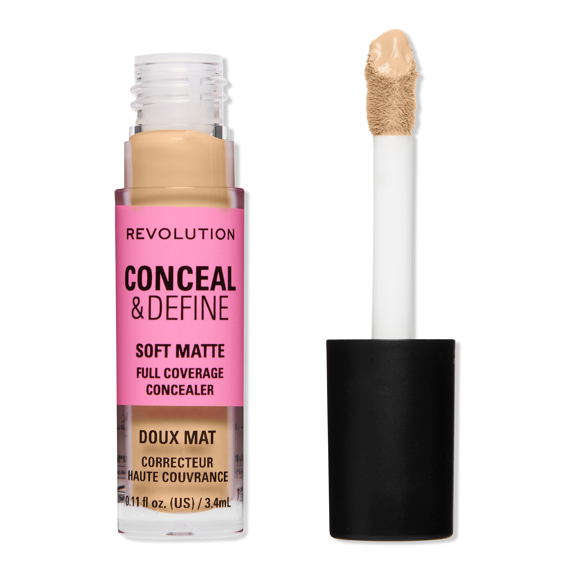Revolution Beauty Conceal & Define Soft Matte Full Coverage Concealer #1