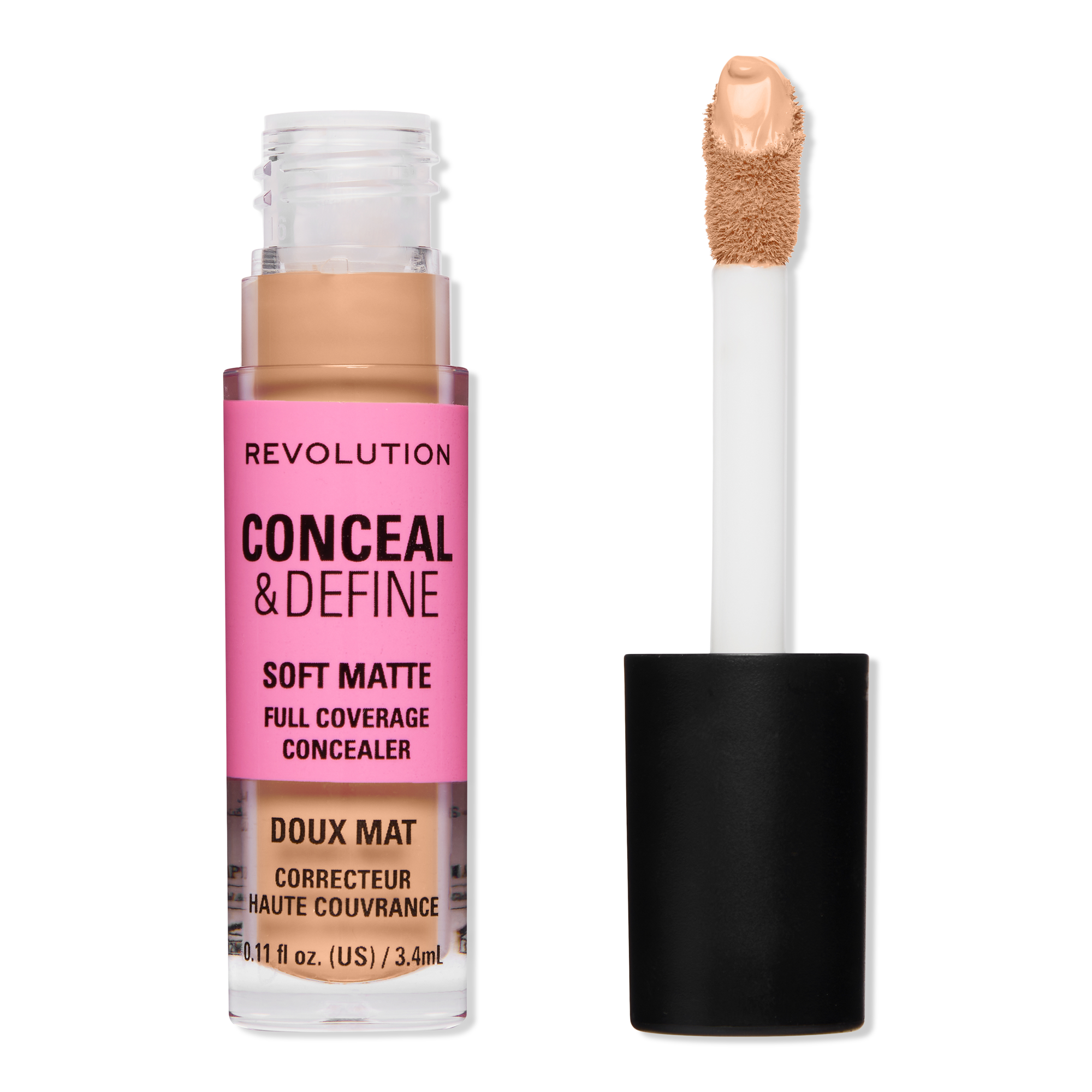 Revolution Beauty Conceal & Define Soft Matte Full Coverage Concealer #1