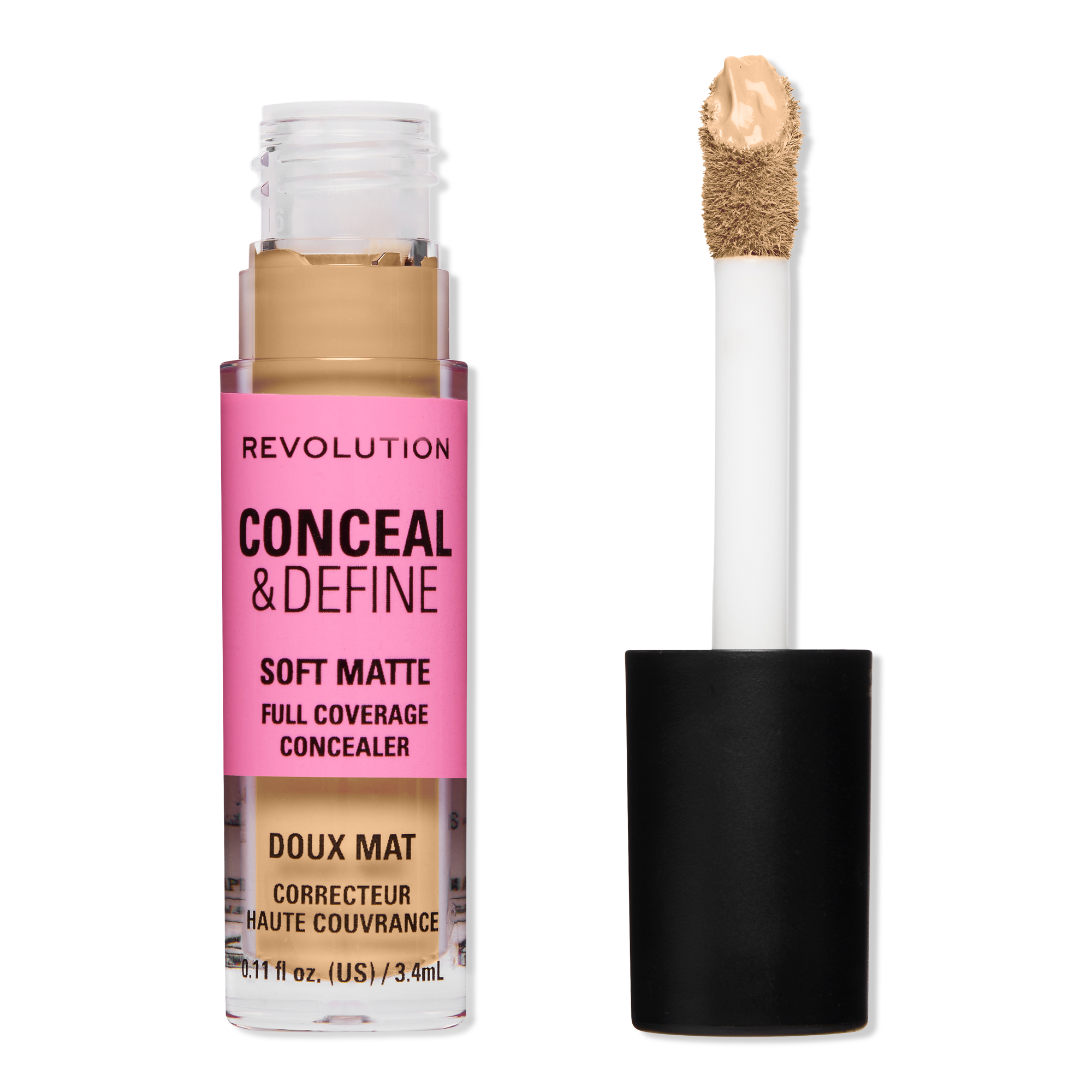 Revolution Beauty Conceal & Define Soft Matte Full Coverage Concealer #1