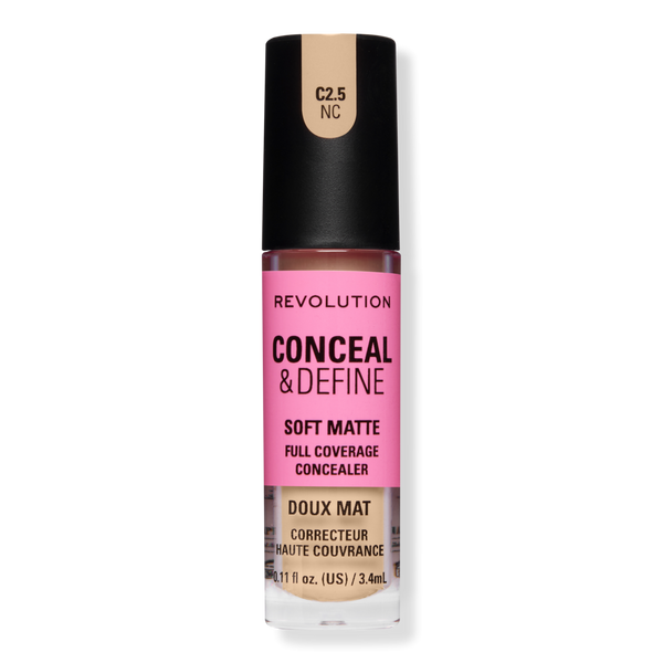 Revolution Beauty Conceal & Define Soft Matte Full Coverage Concealer #1
