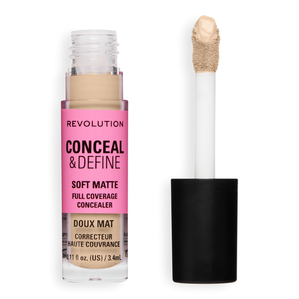 Revolution Beauty Conceal & Define Soft Matte Full Coverage Concealer #3