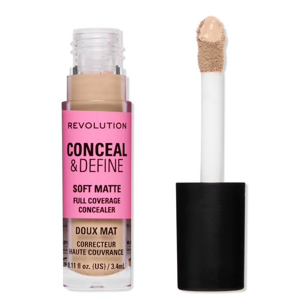 Revolution Beauty Conceal & Define Soft Matte Full Coverage Concealer #1