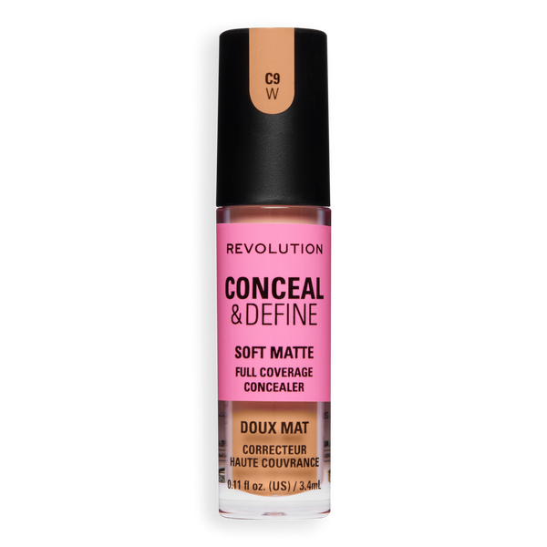 Revolution Beauty Conceal & Define Soft Matte Full Coverage Concealer #3