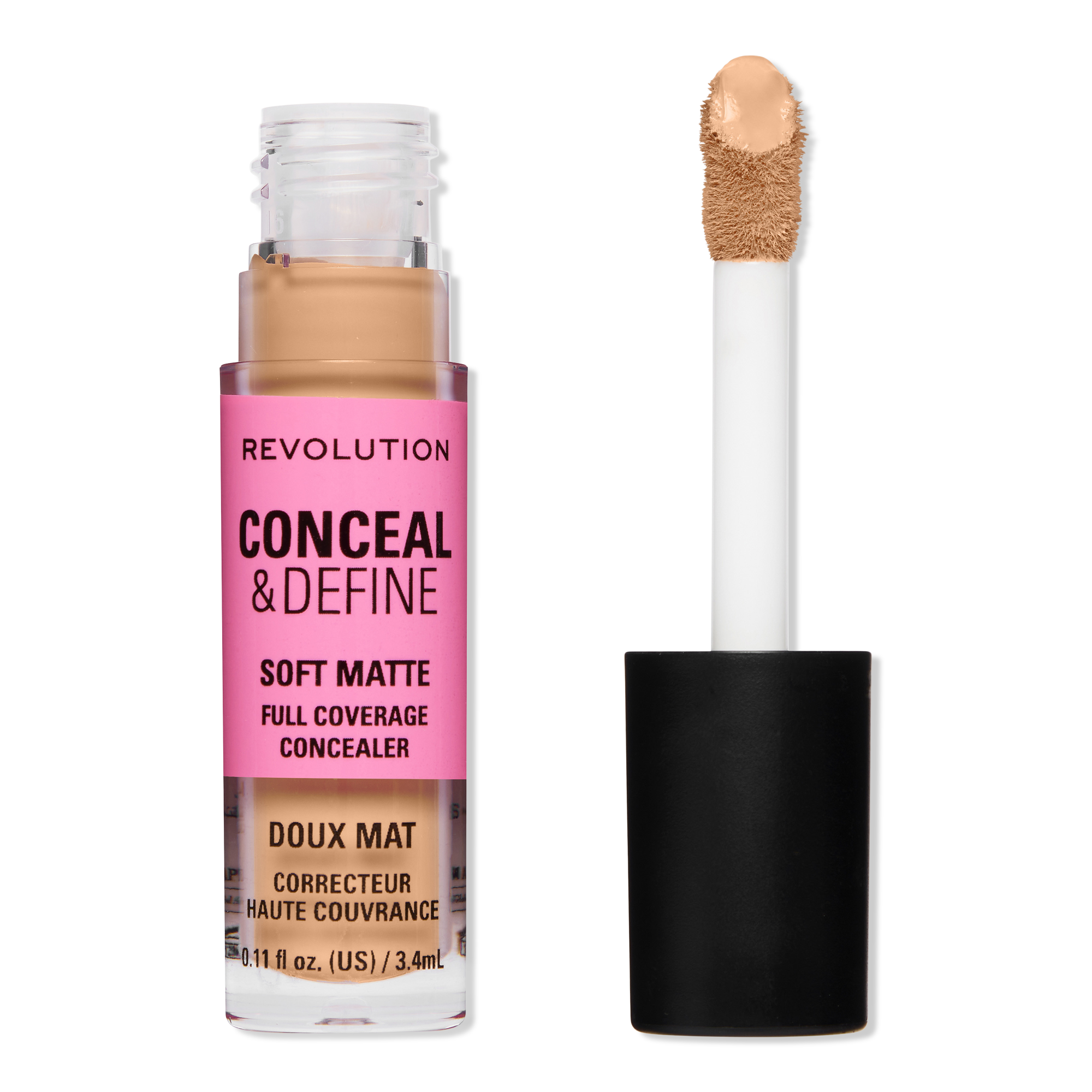 Revolution Beauty Conceal & Define Soft Matte Full Coverage Concealer #1