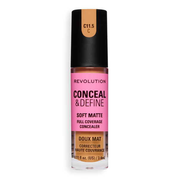Revolution Beauty Conceal & Define Soft Matte Full Coverage Concealer #3