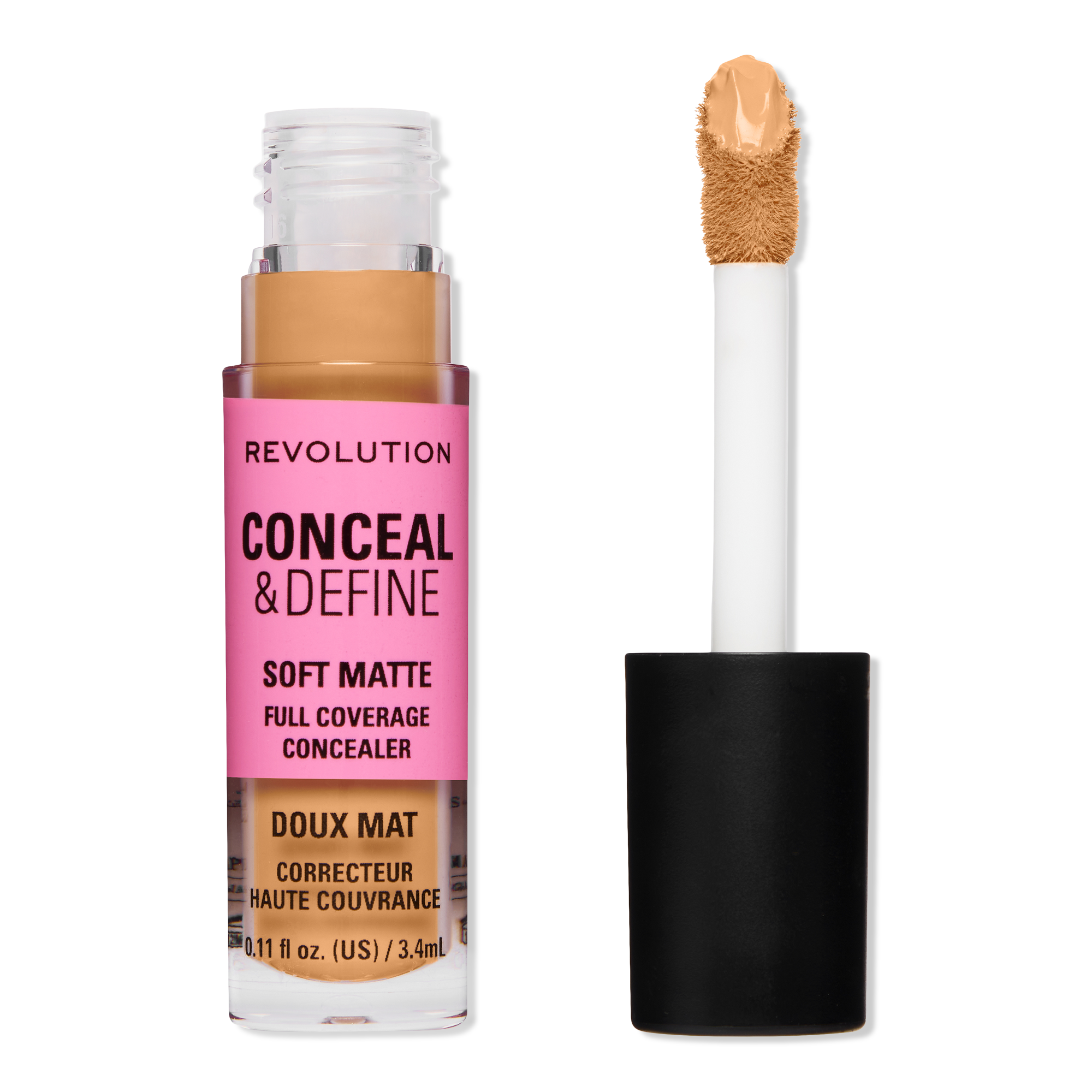 Revolution Beauty Conceal & Define Soft Matte Full Coverage Concealer #1