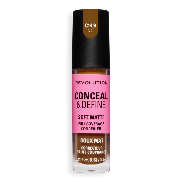 Revolution Beauty Conceal & Define Soft Matte Full Coverage Concealer #3