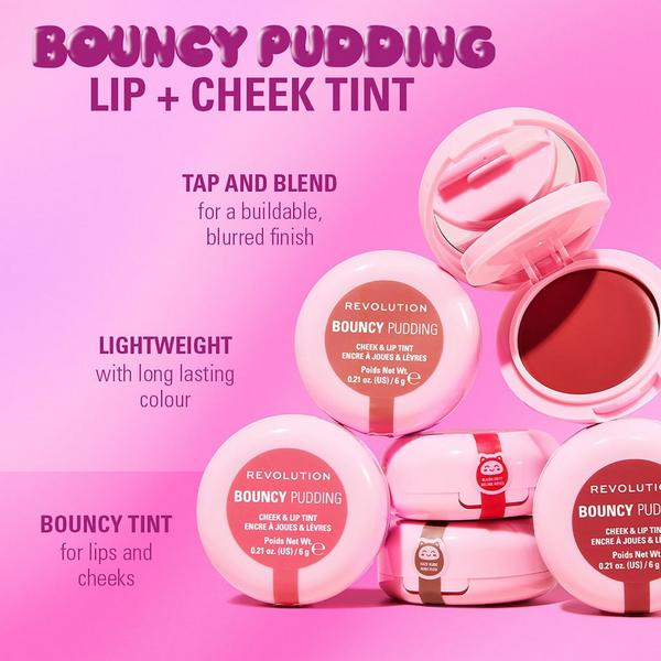 Revolution Beauty Bouncy Pudding Lip & Cheek Tint #6
