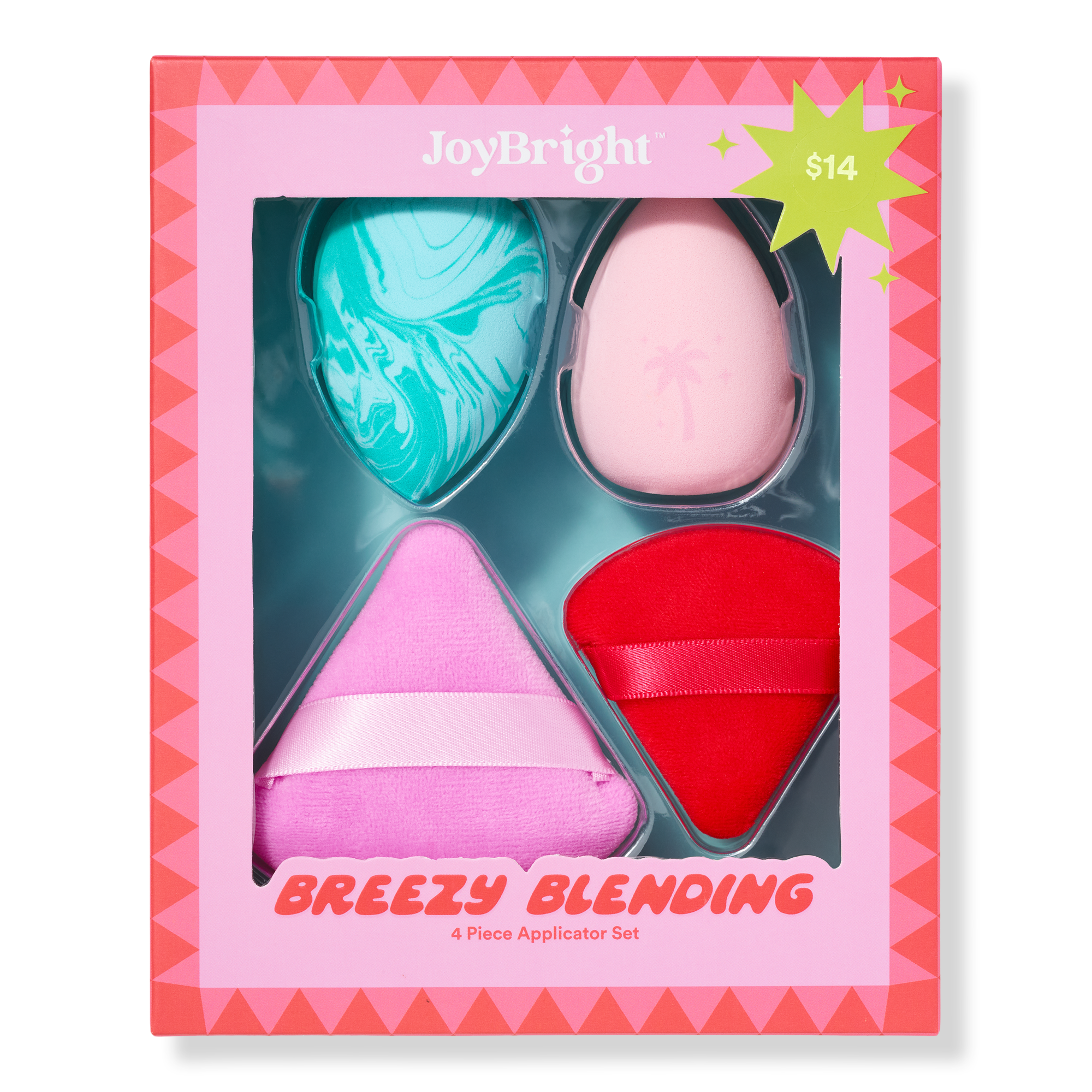 Набор аппликаторов для растушёвки JoyBright by Ulta Beauty Breezy Blending — фото 1