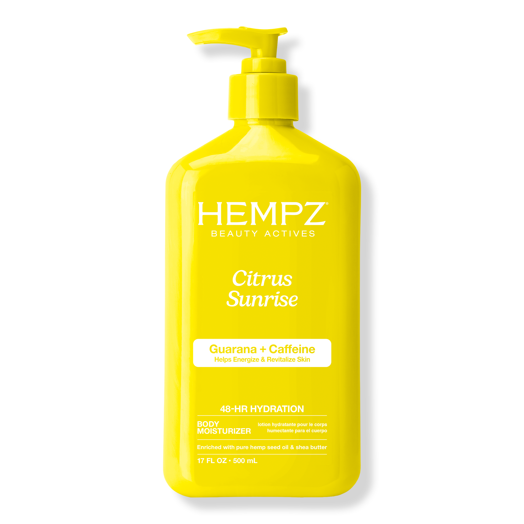 Hempz Citrus Sunrise Body Moisturizer with Guarana + Caffeine #1