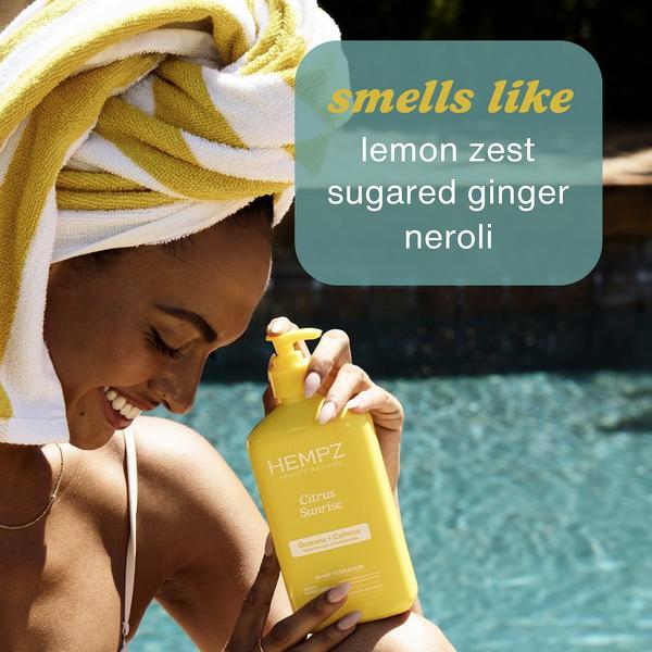 Hempz Citrus Sunrise Body Moisturizer with Guarana + Caffeine #2