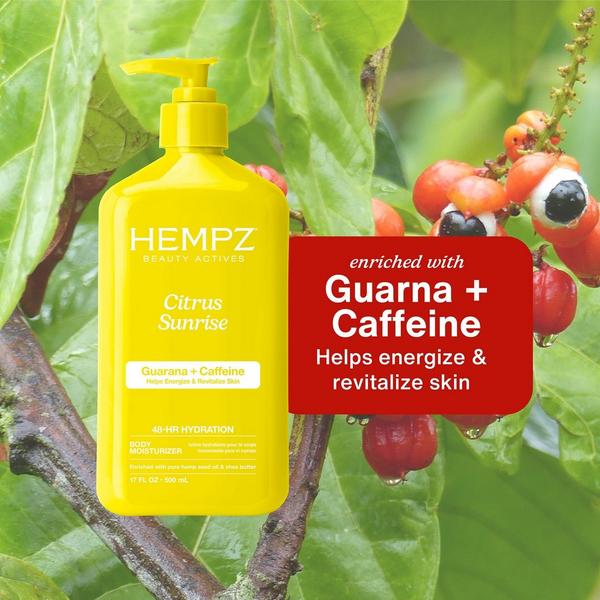 Hempz Citrus Sunrise Body Moisturizer with Guarana + Caffeine #3